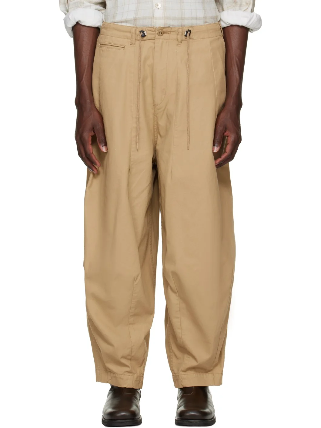 Khaki H.D. Military Trousers - 1
