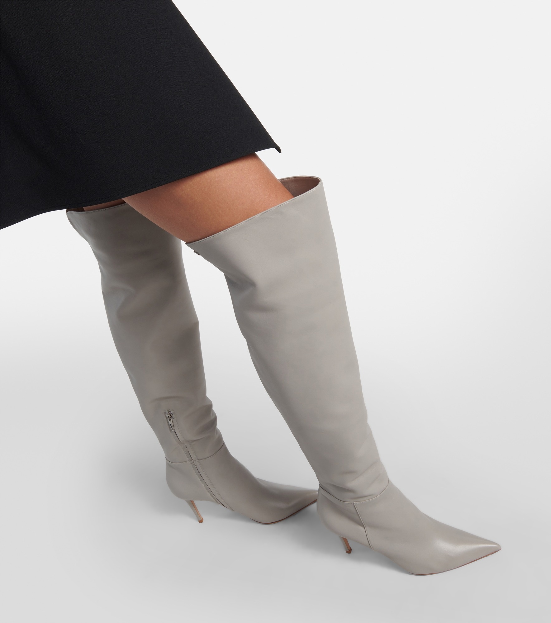 Jules leather over-the-knee boots - 4