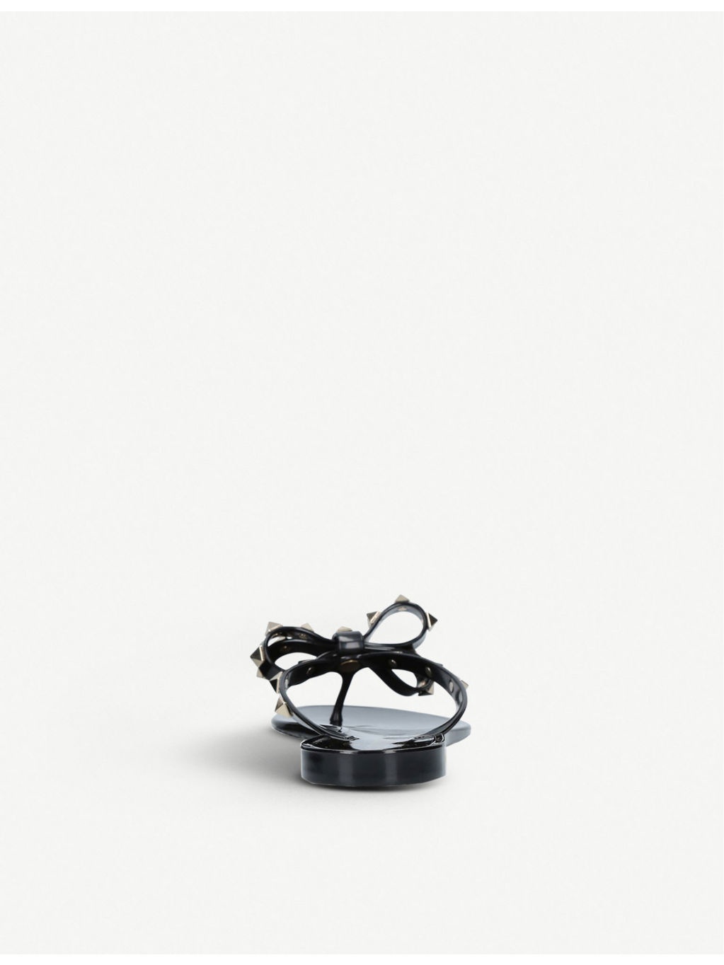 Rockstud-embellished rubber flip-flops - 5