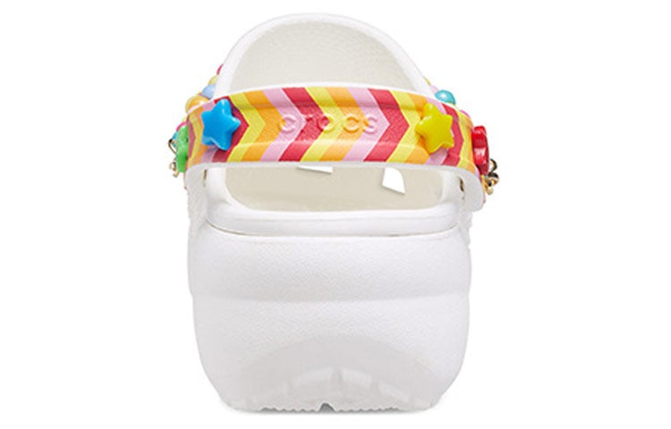 (WMNS) Crocs Breathable White Sandals 206984-94S - 5