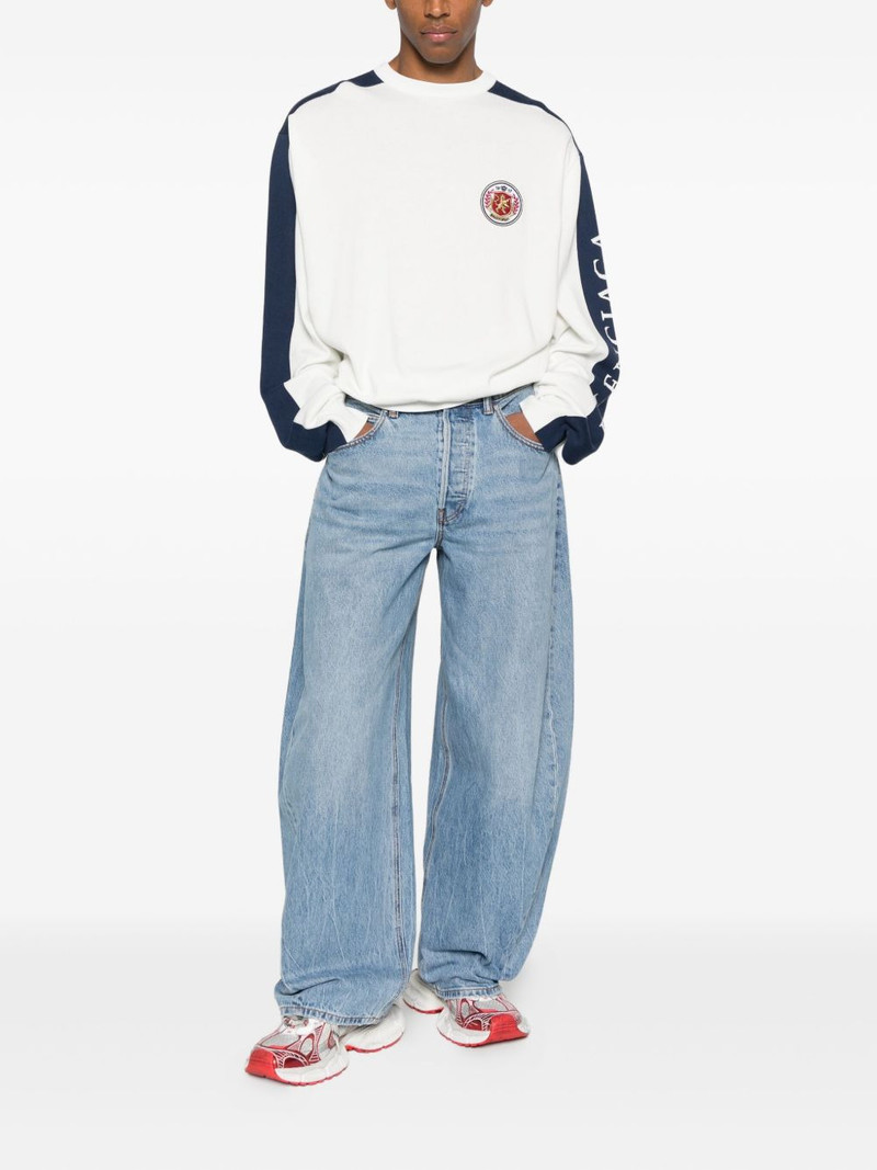 BALENCIAGA logo-embroidered sweater outlook