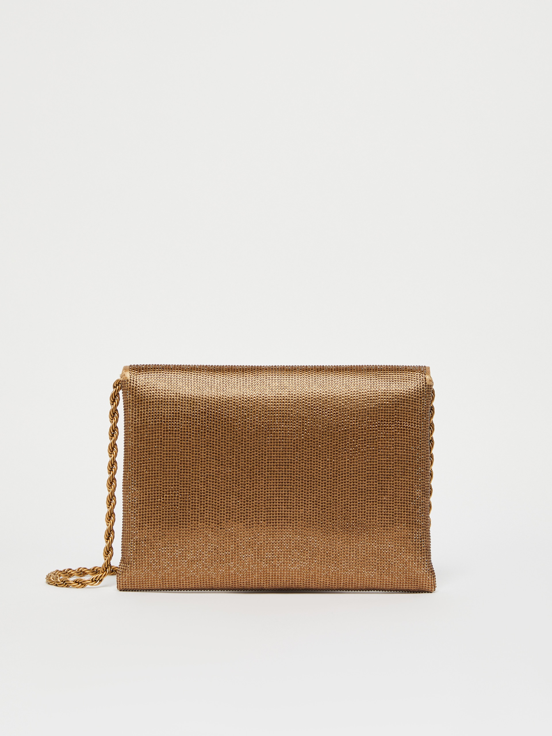 ENVELOPEBEADS Rhinestone satin clutch - 3