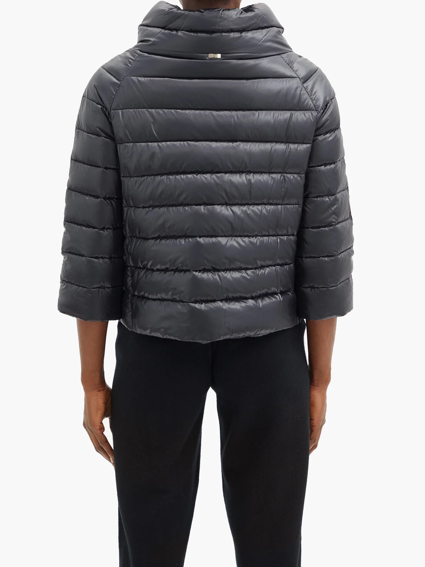 Sofia funnel-neck quilted down jacket - 5