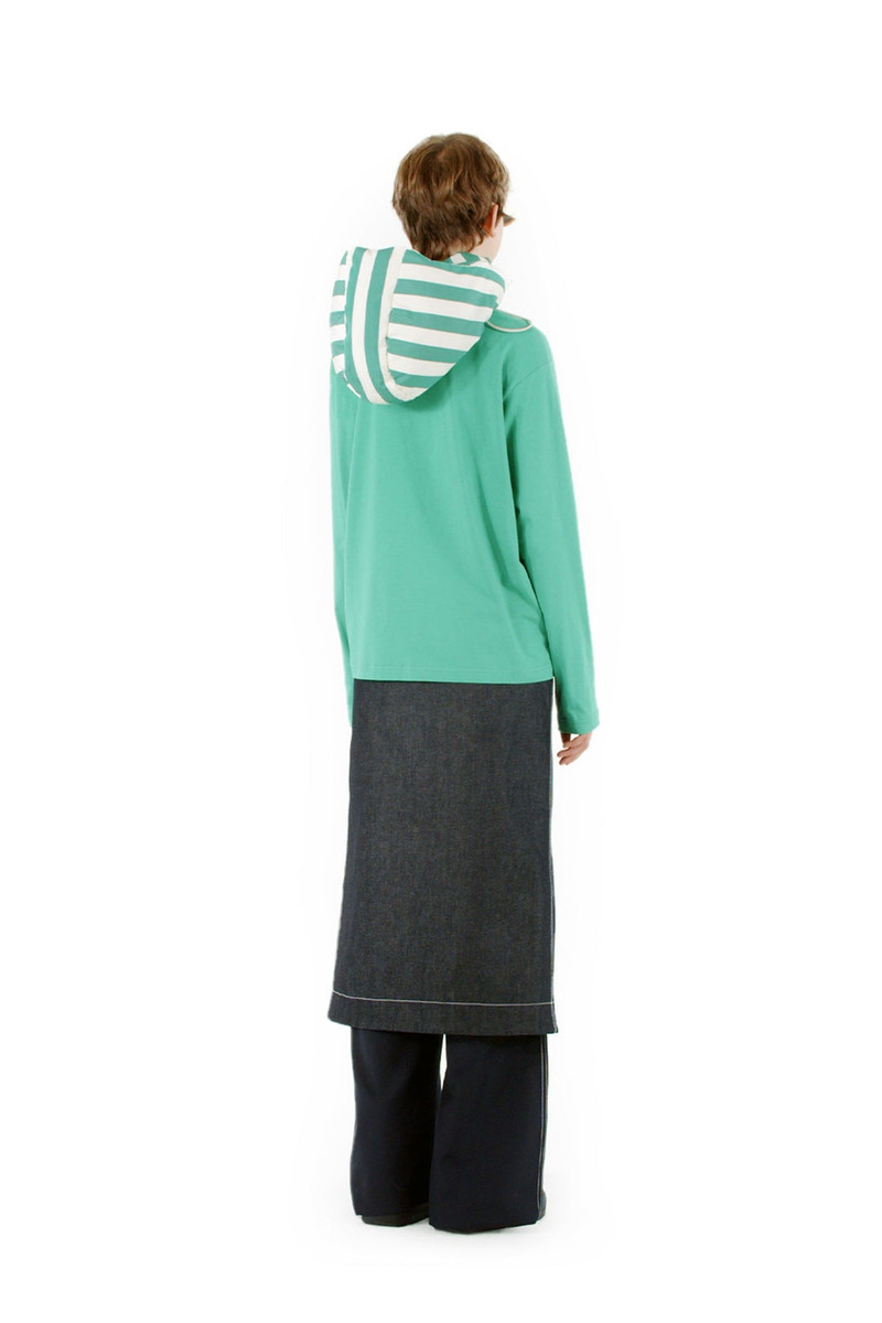 SUNNEI DREAMY FOOTPRINT LONGSLEEVE T-SHIRT / fern / green outlook