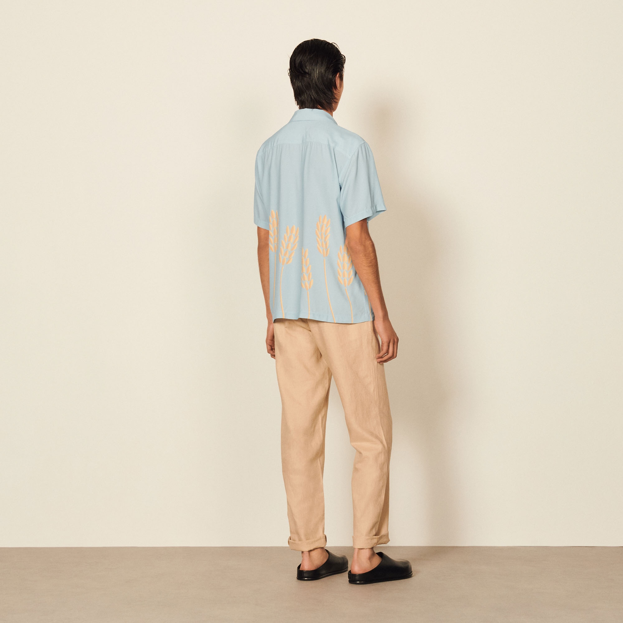 Printed flowing shirt - 3