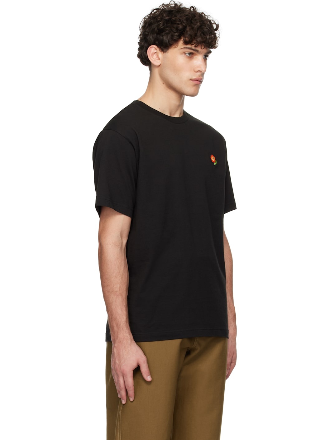 Black Kenzo Paris Pop Embroidered T-shirt - 2