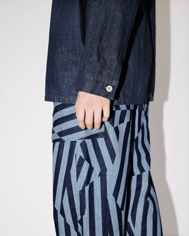 'BOKE FLOWER' Crest denim kimono jacket 7