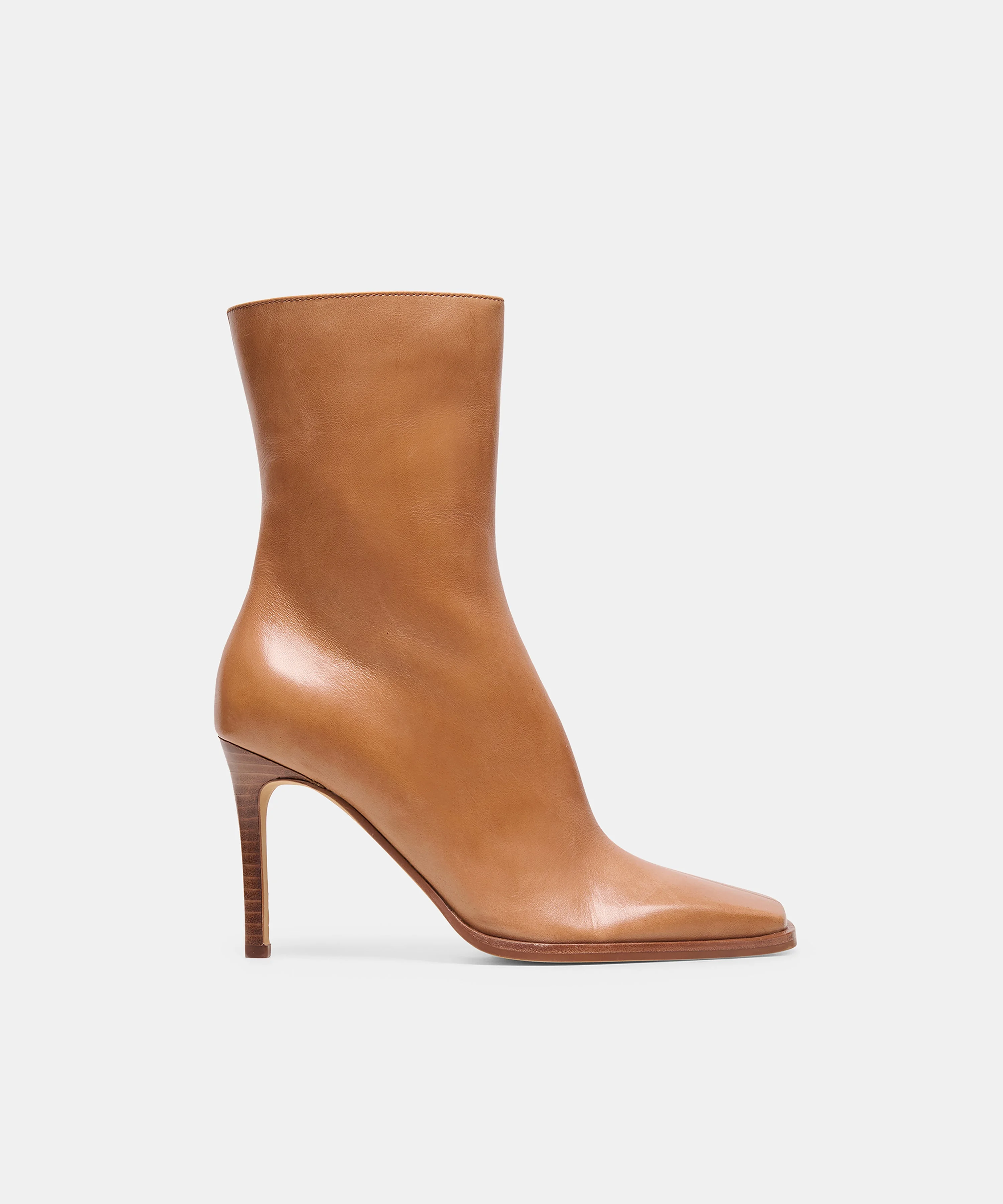 KIMI BOOTIES TAN LEATHER - 1