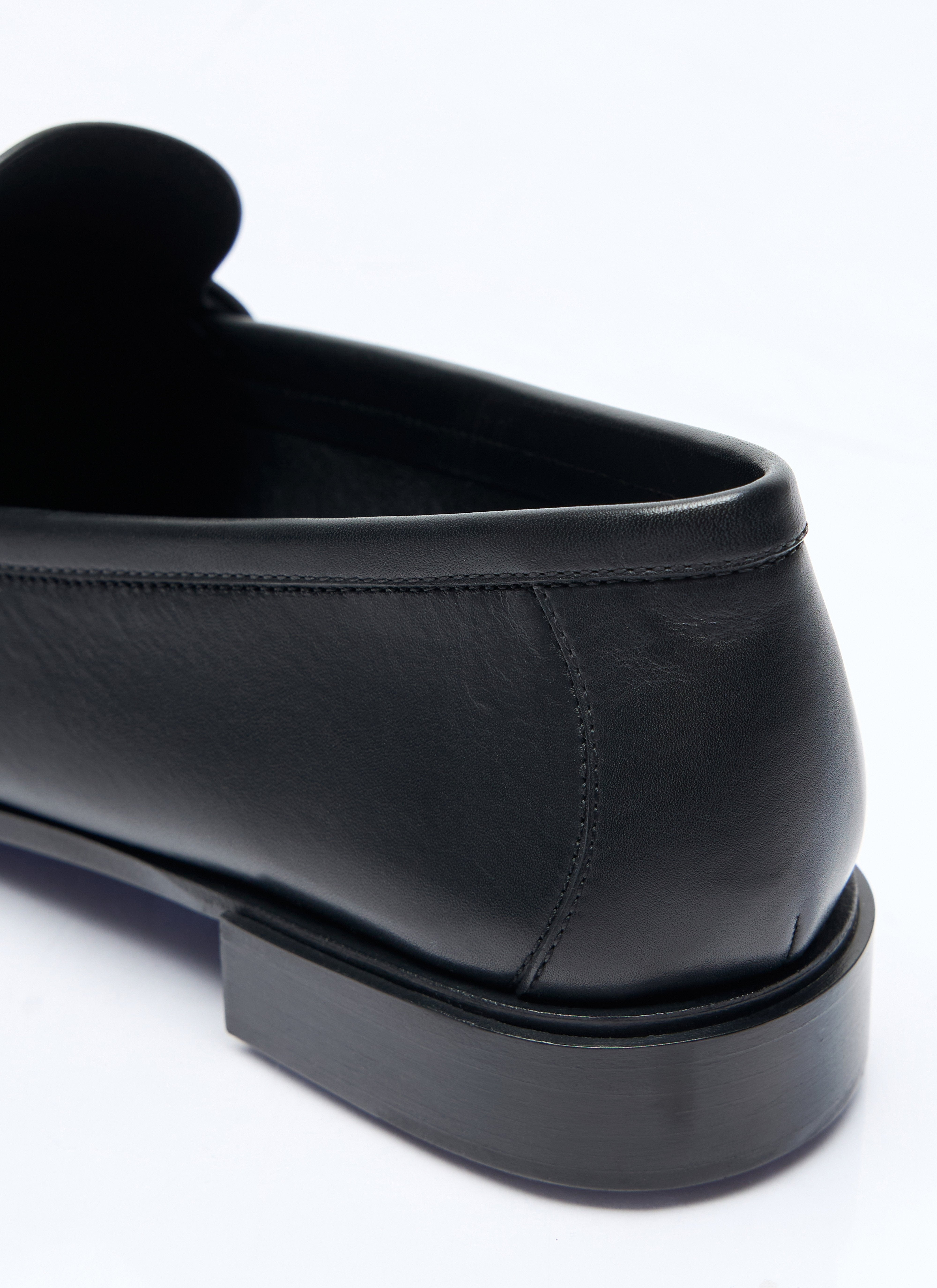 Max Mara Women Logo Plaque Leather Loafers - 6