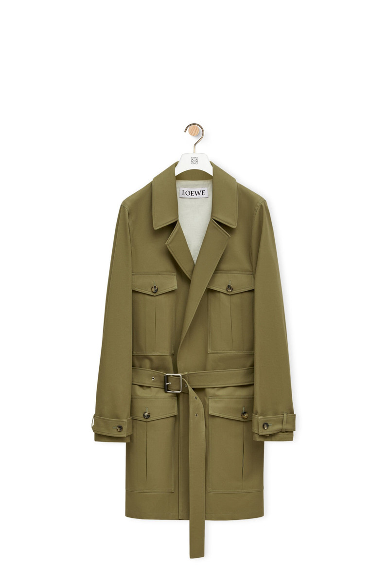 Saharienne jacket in cotton 1