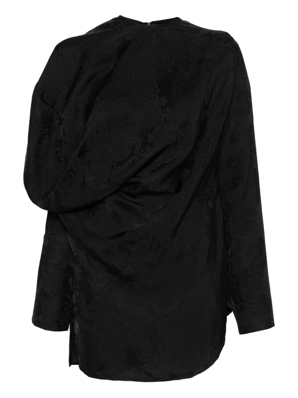 draped blouse - 1
