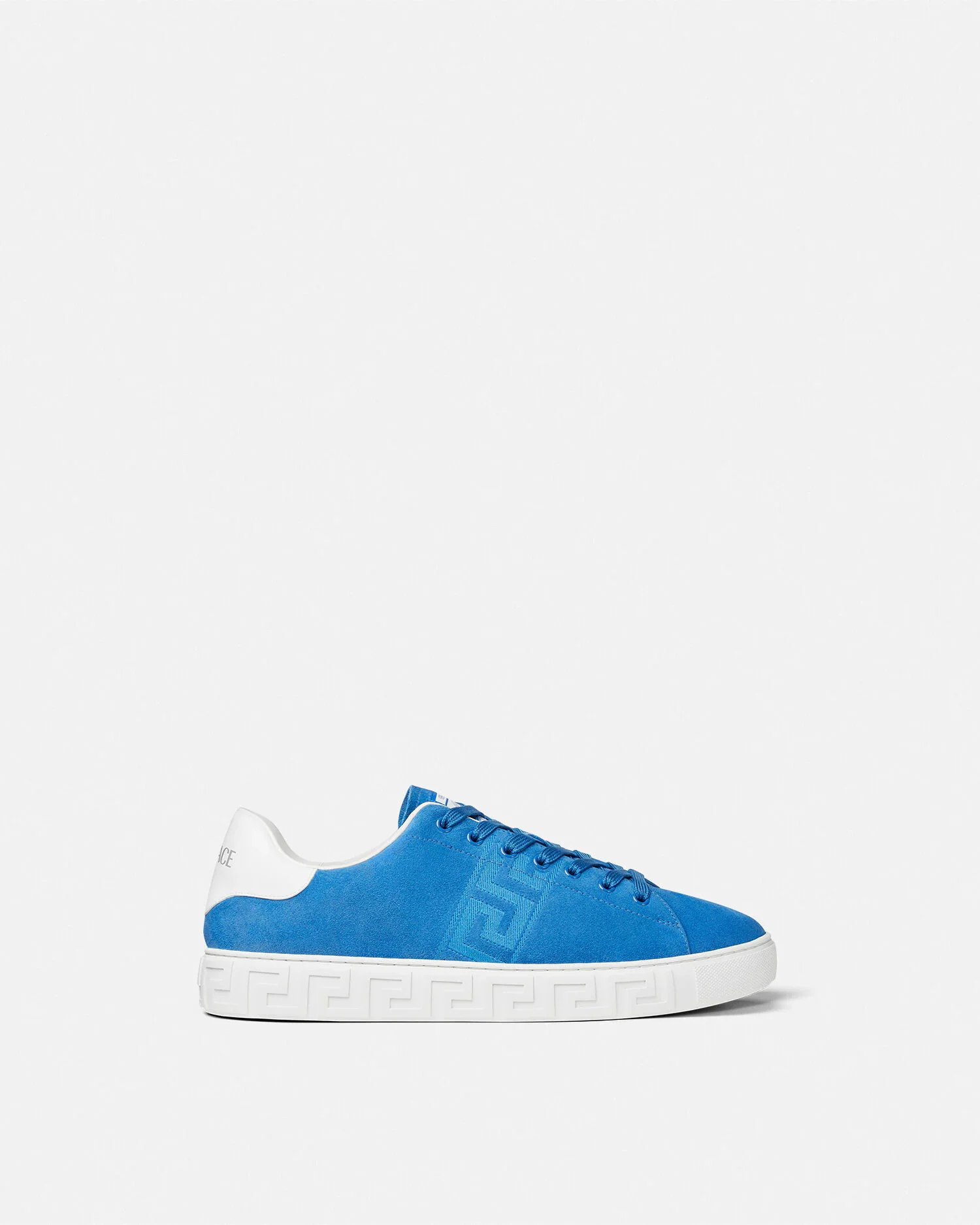 Suede Greca Sneakers - 1
