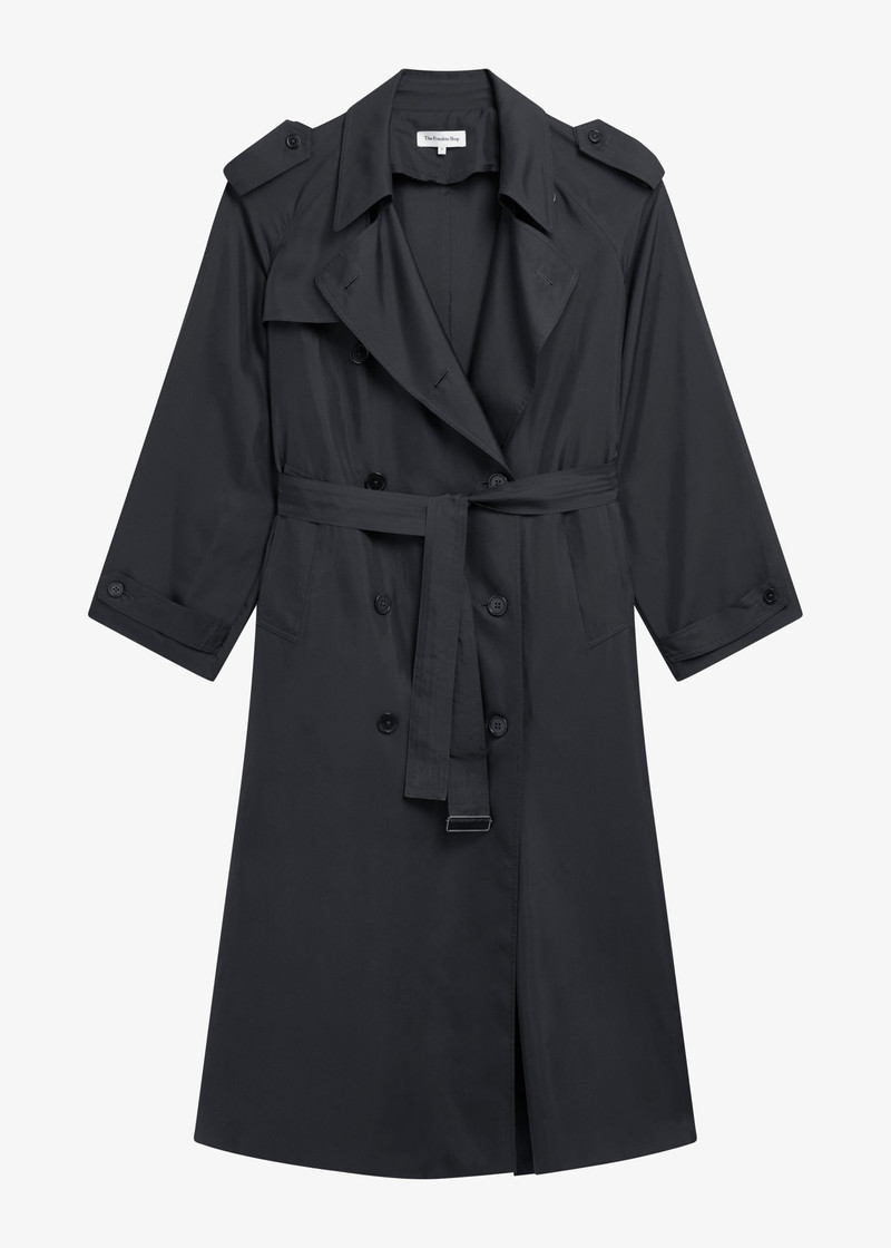 Veyron Trench Coat - Storm Grey 7