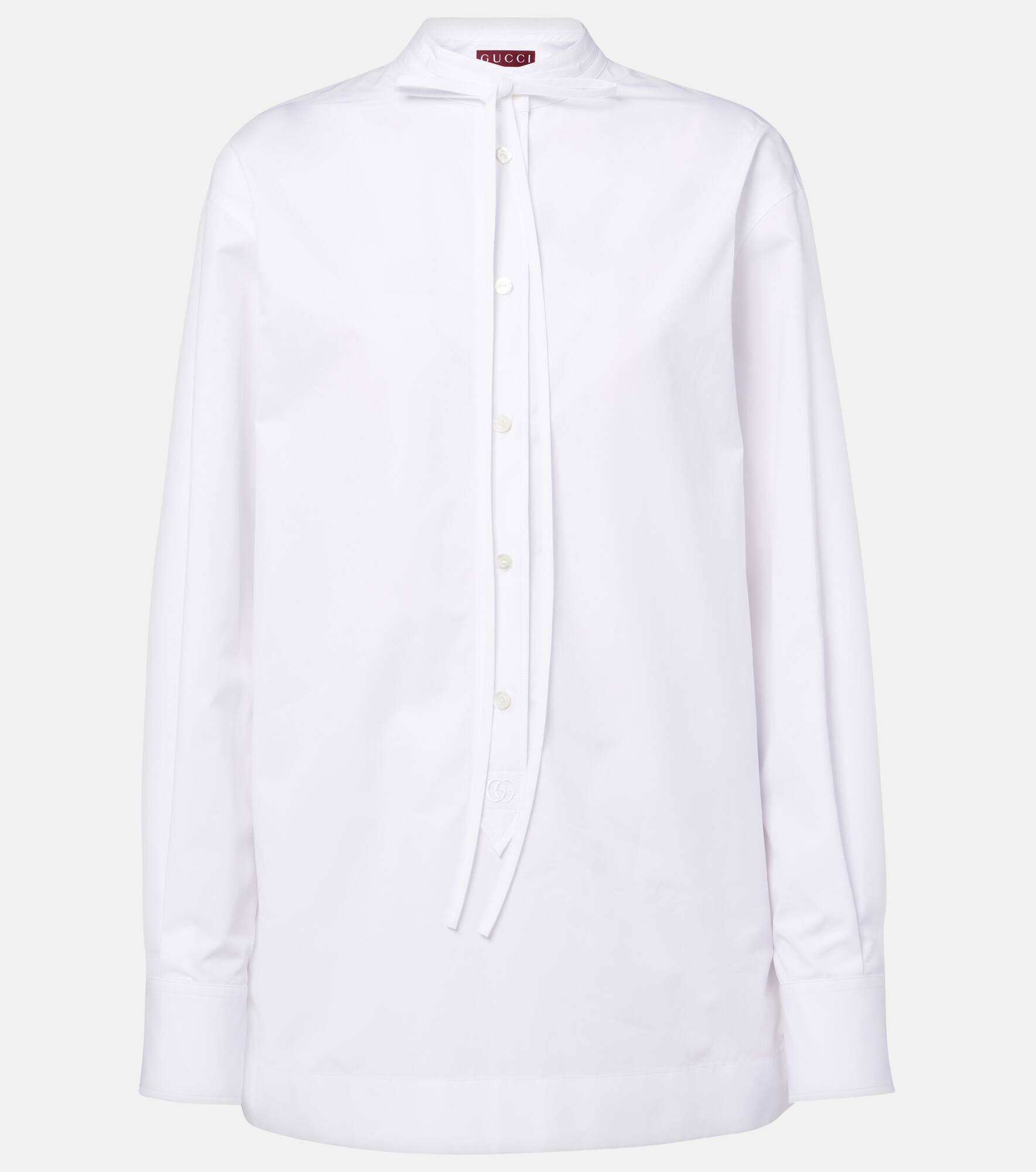 Double G cotton poplin shirt - 1