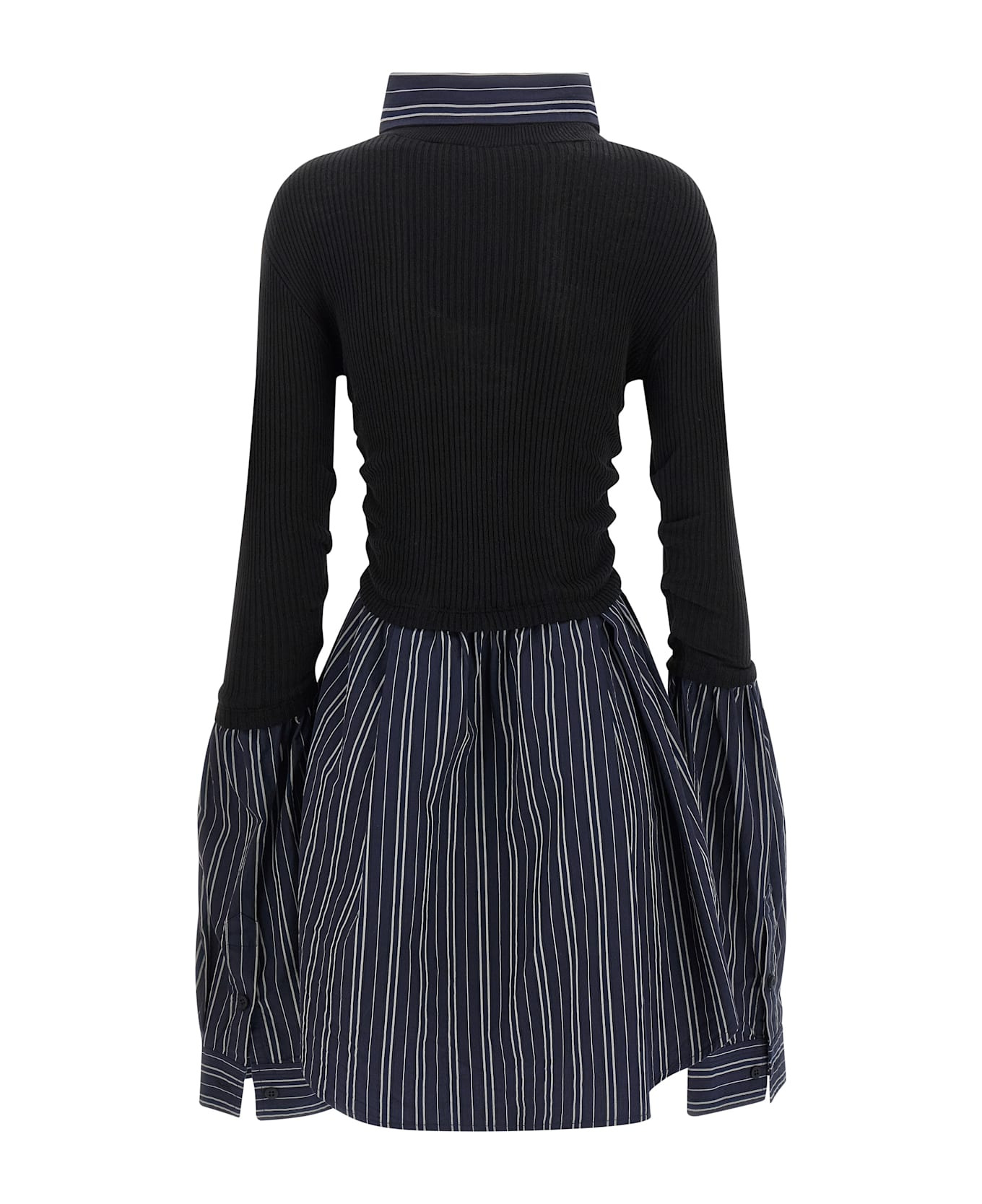 Trompe L' Il Shirt Sweater - 2