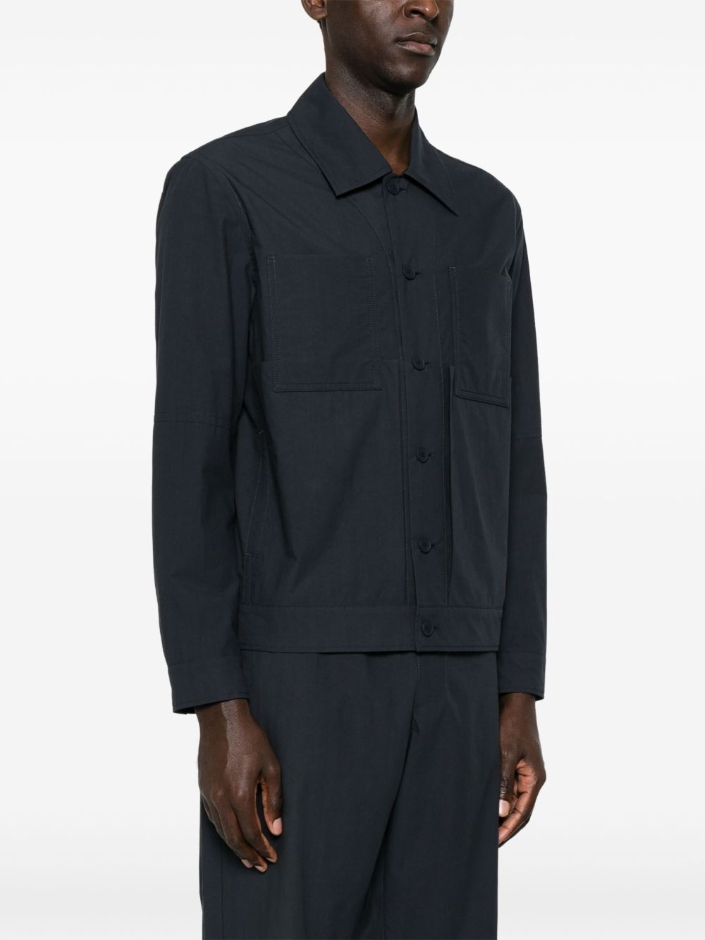 cotton shirt jacket - 3