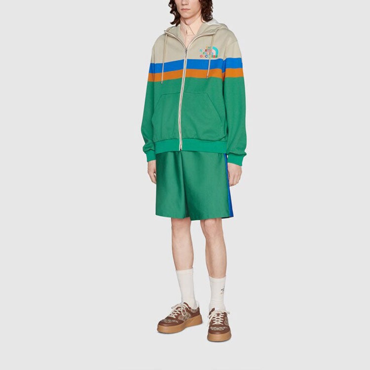 Gucci x The North Face Nylon Shorts 'Green' 676596-XJDWQ-3334 - 2