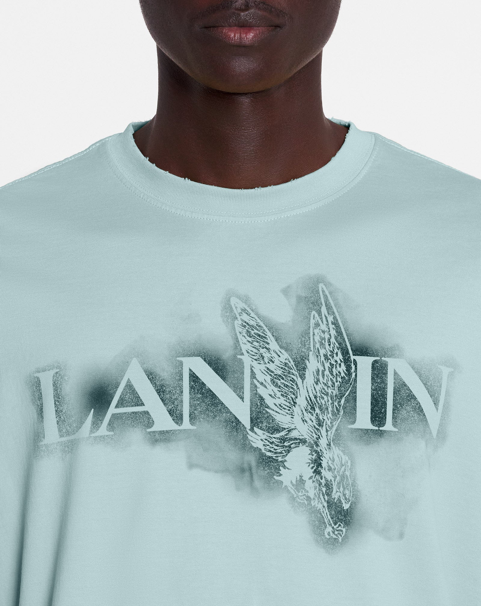 LANVIN X FUTURE CLASSIC EAGLE PRINT T-SHIRT - 5