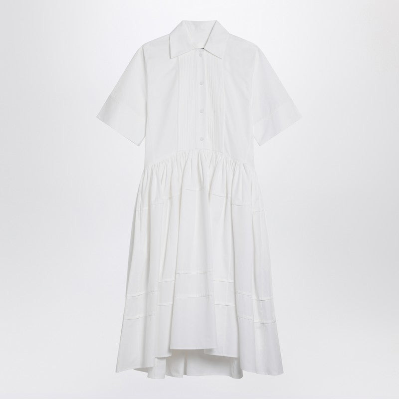 Jil Sander White Cotton Chemisier Dress Women - 1