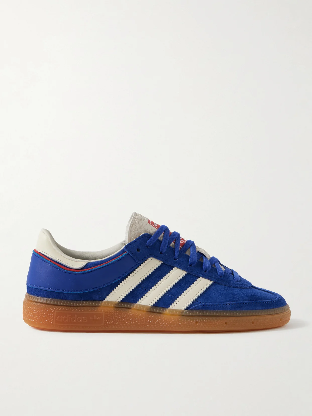 Handball Cup Spezial Rubber-trimmed Suede And Leather Sneakers - 1