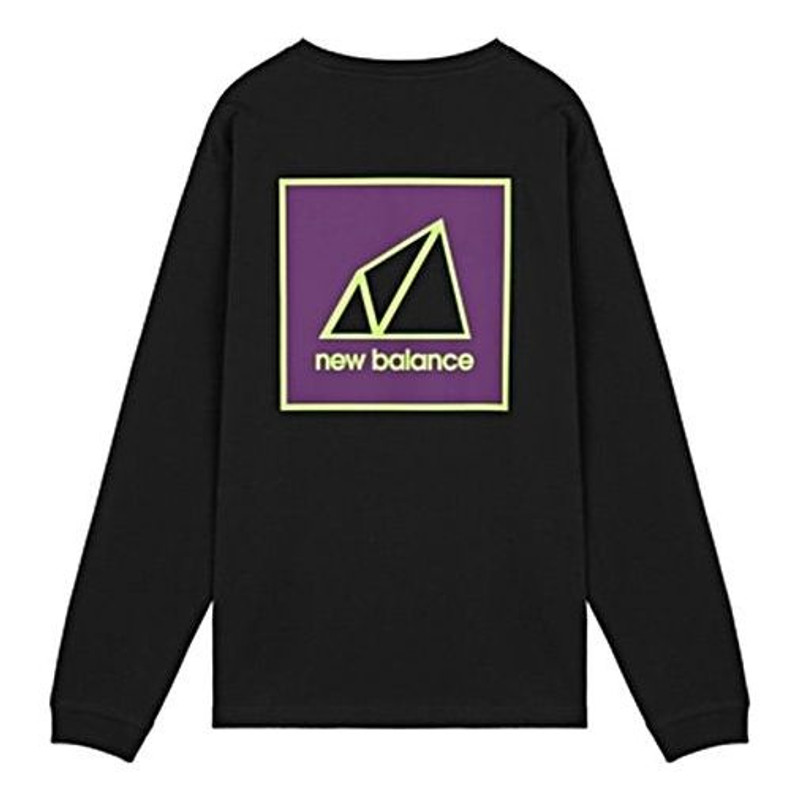 New Balance All Terrain Long Sleeve Top 'Black Purple' MT11584-BK - 1