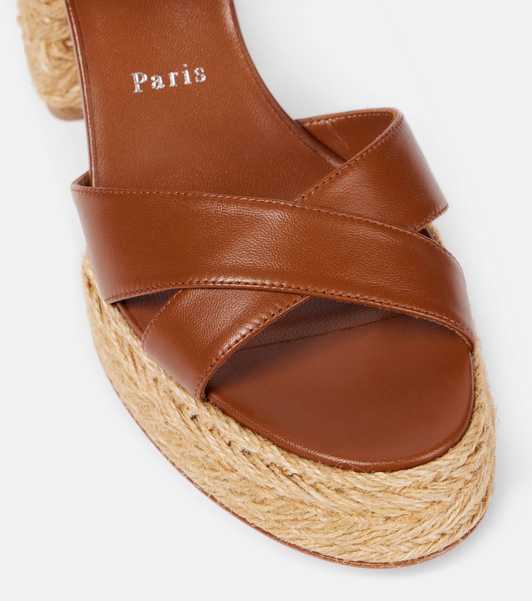 Calakala 85 leather espadrille sandals - 5