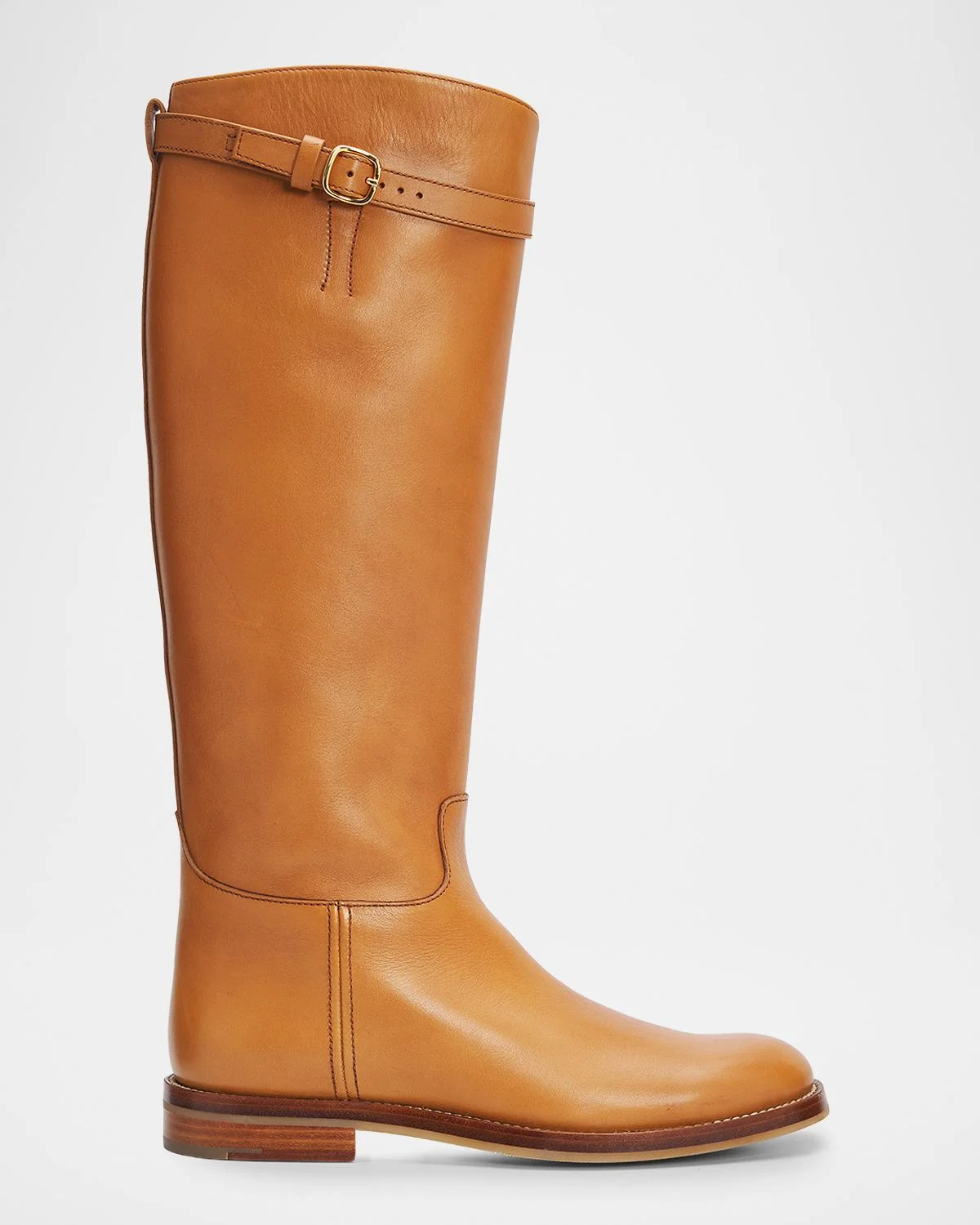Michelle Leather Knee-High Boots - 1