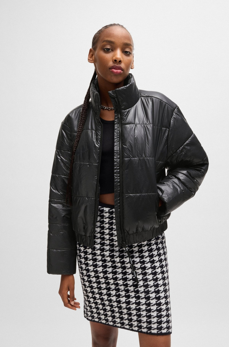 WATER-REPELLENT PADDED JACKET WITH BRANDED ZIP PULLER 2