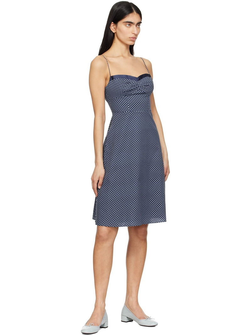 Repetto Blue Camille Rubber Sole Heels outlook