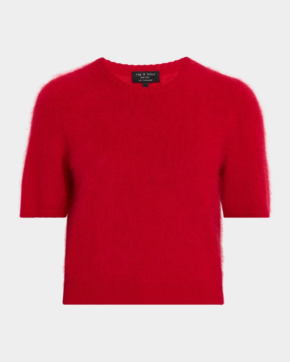 Jada Cashmere Short-Sleeve Sweater - 1