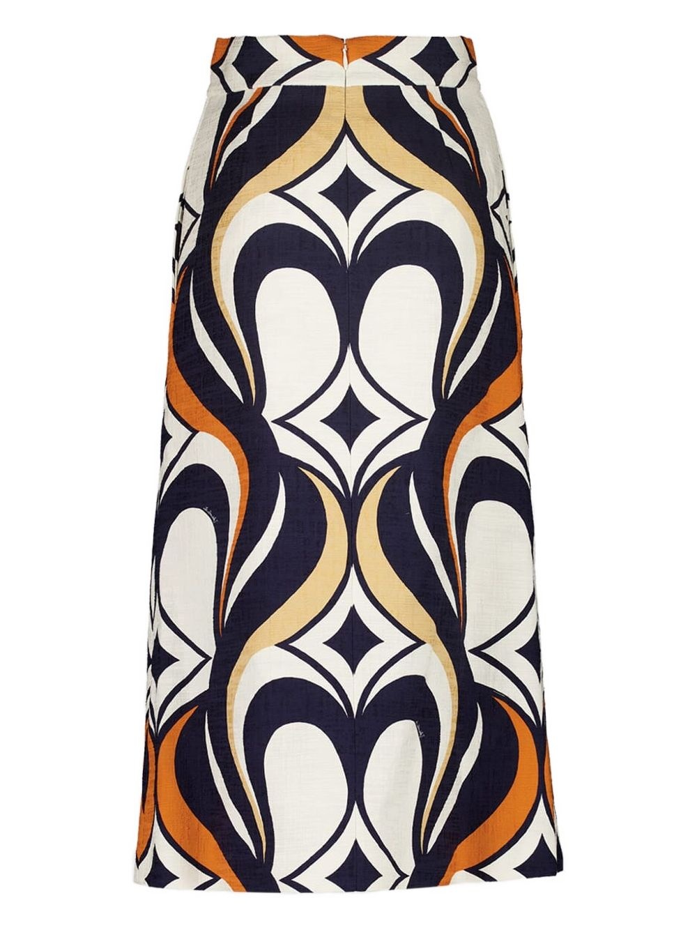 macro-pattern midi skirt - 2