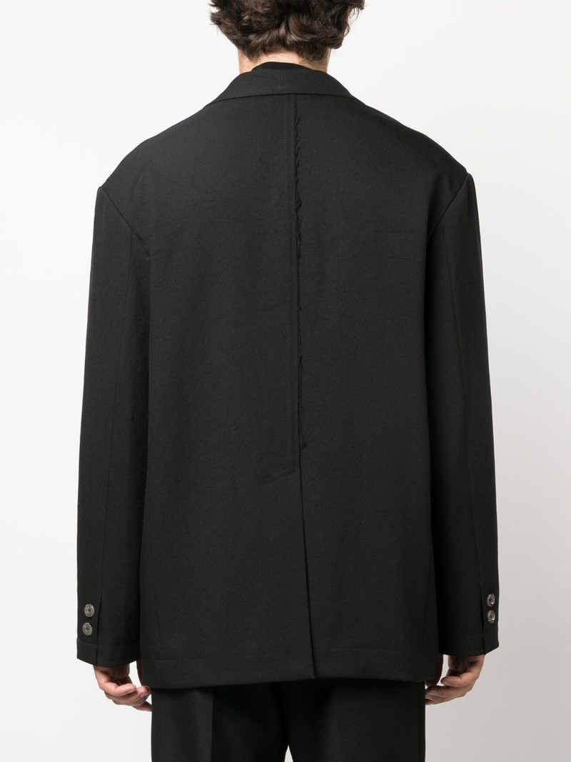 brooch-detail square blazer 4