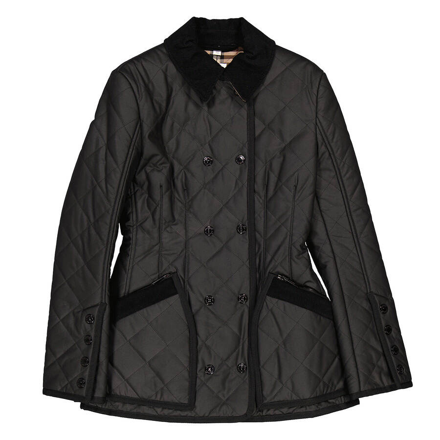 Burberry Diamond Quilted Cotton Riding Jacket - 1