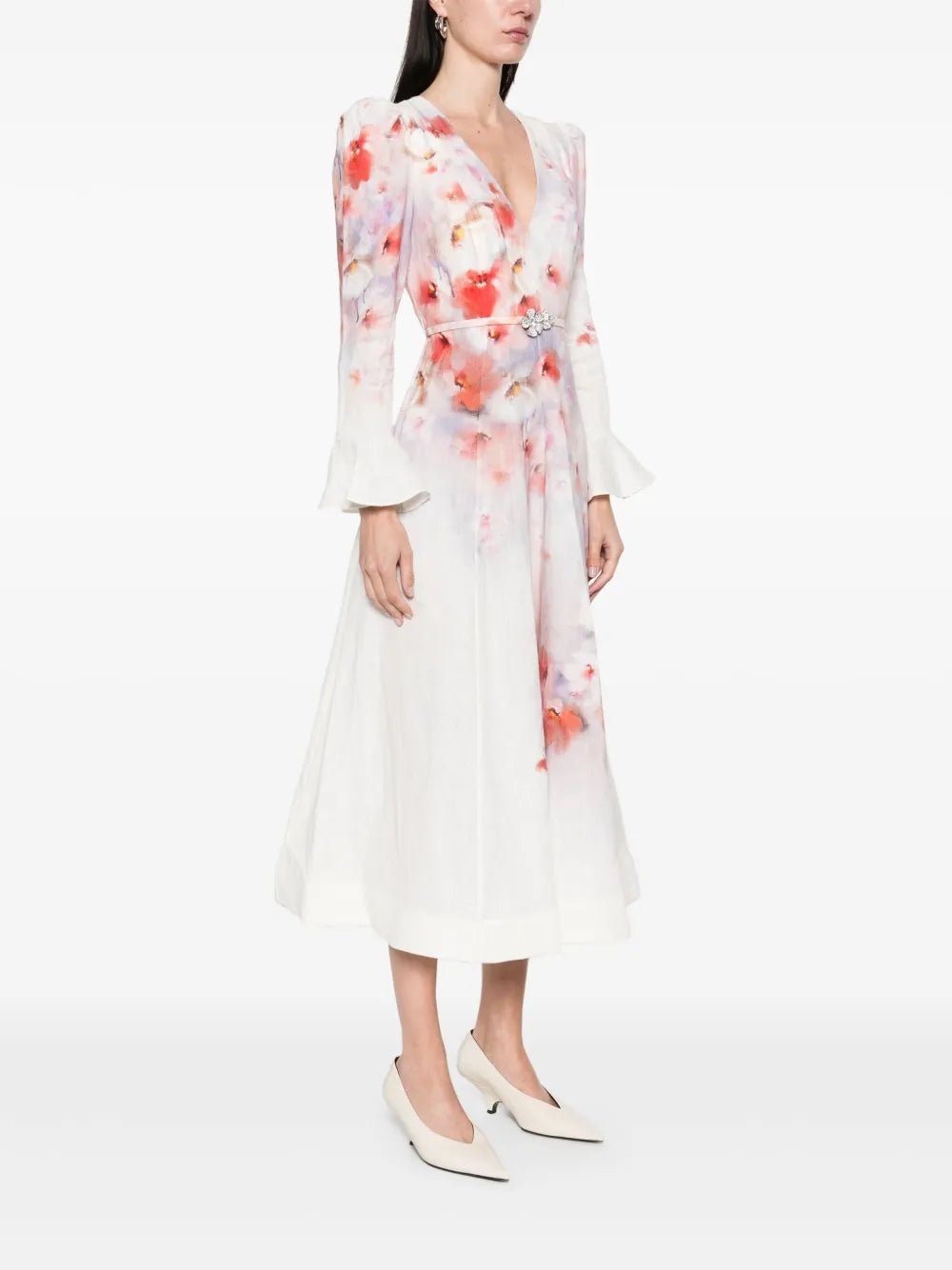 Zimmermann Women Crush Midi Dress - 3