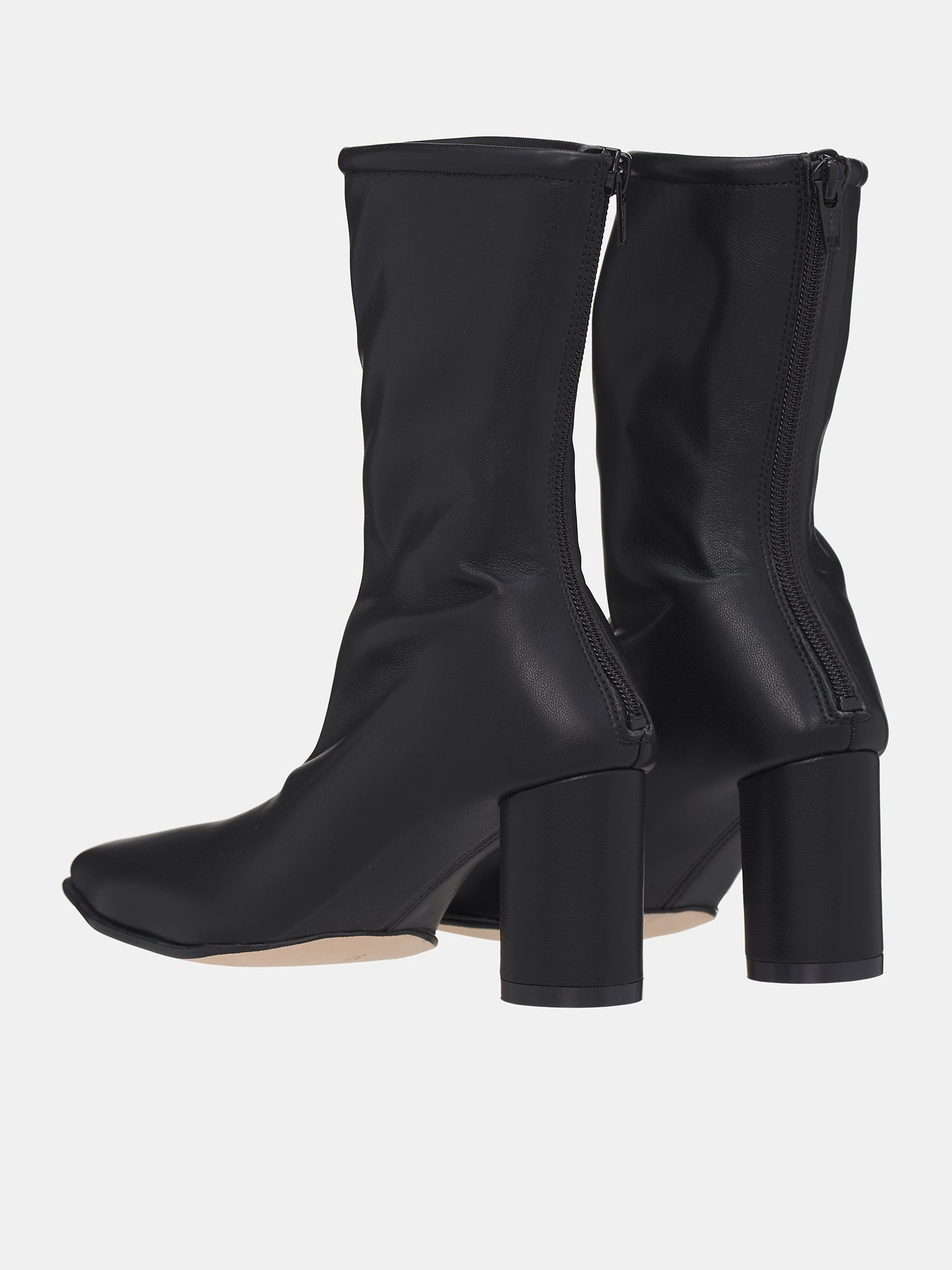 Pointed Slim Boots - 5