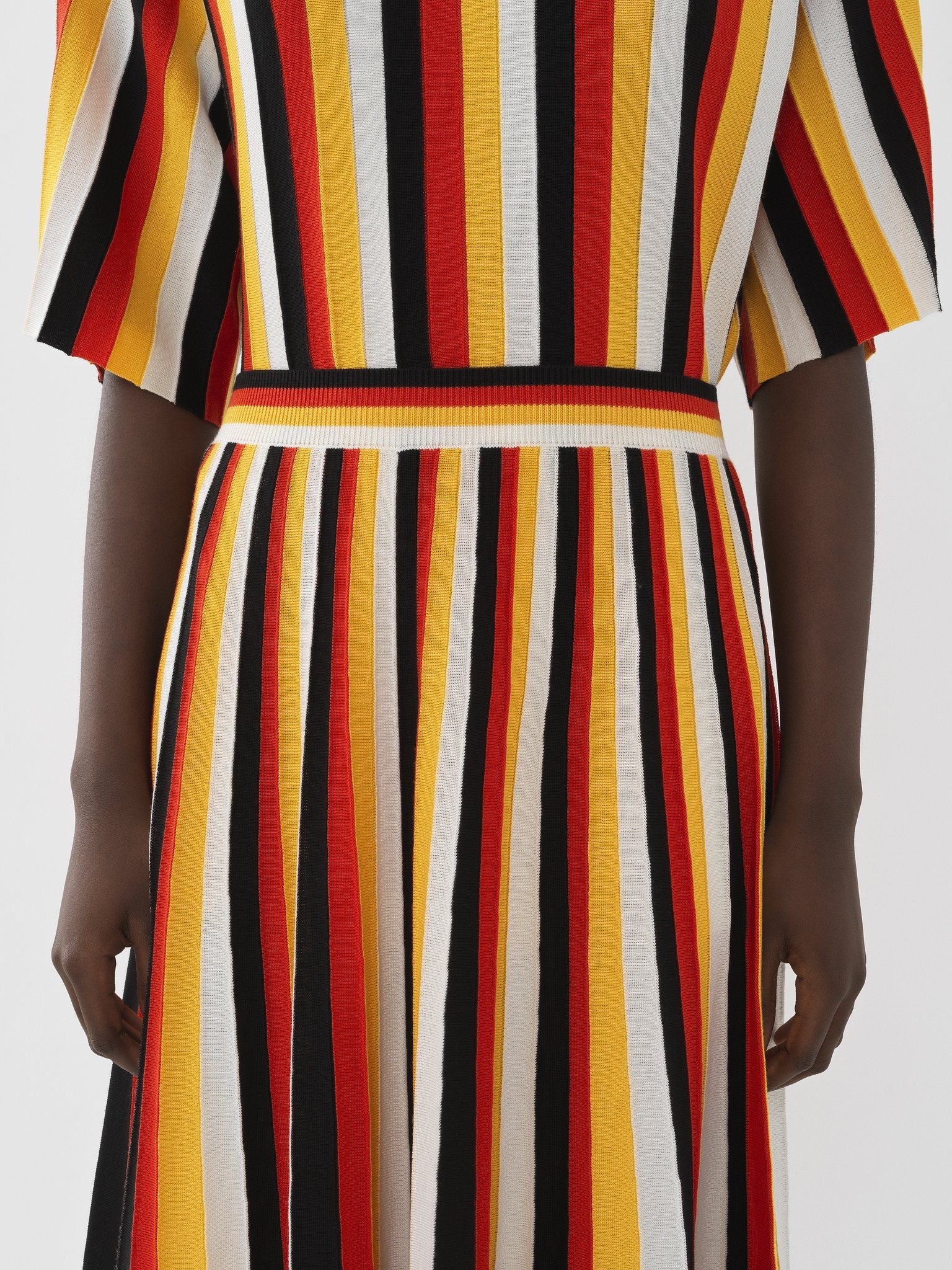 PLEATED MID-LENGTH SKIRT - 6