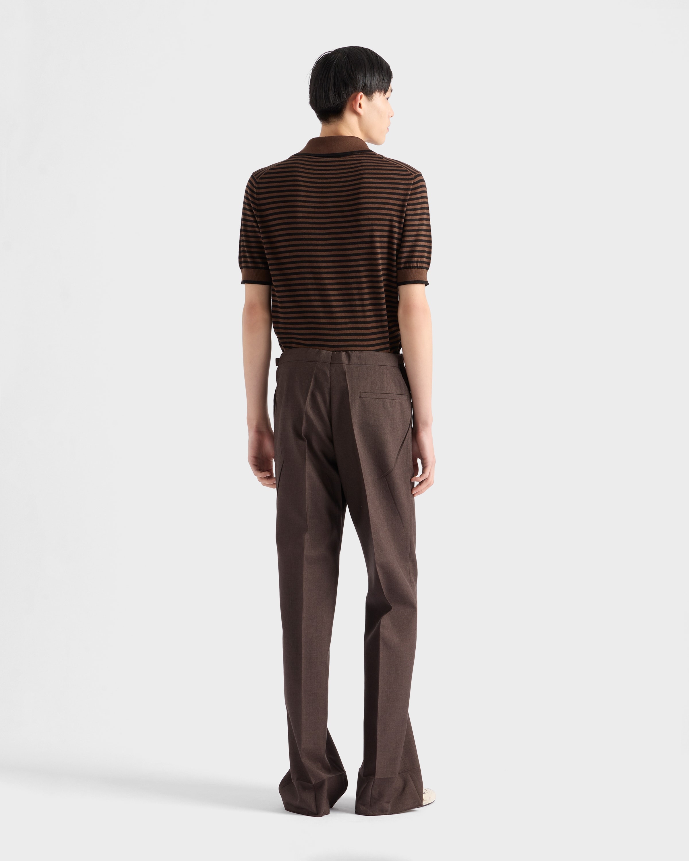Striped cotton polo shirt - 5