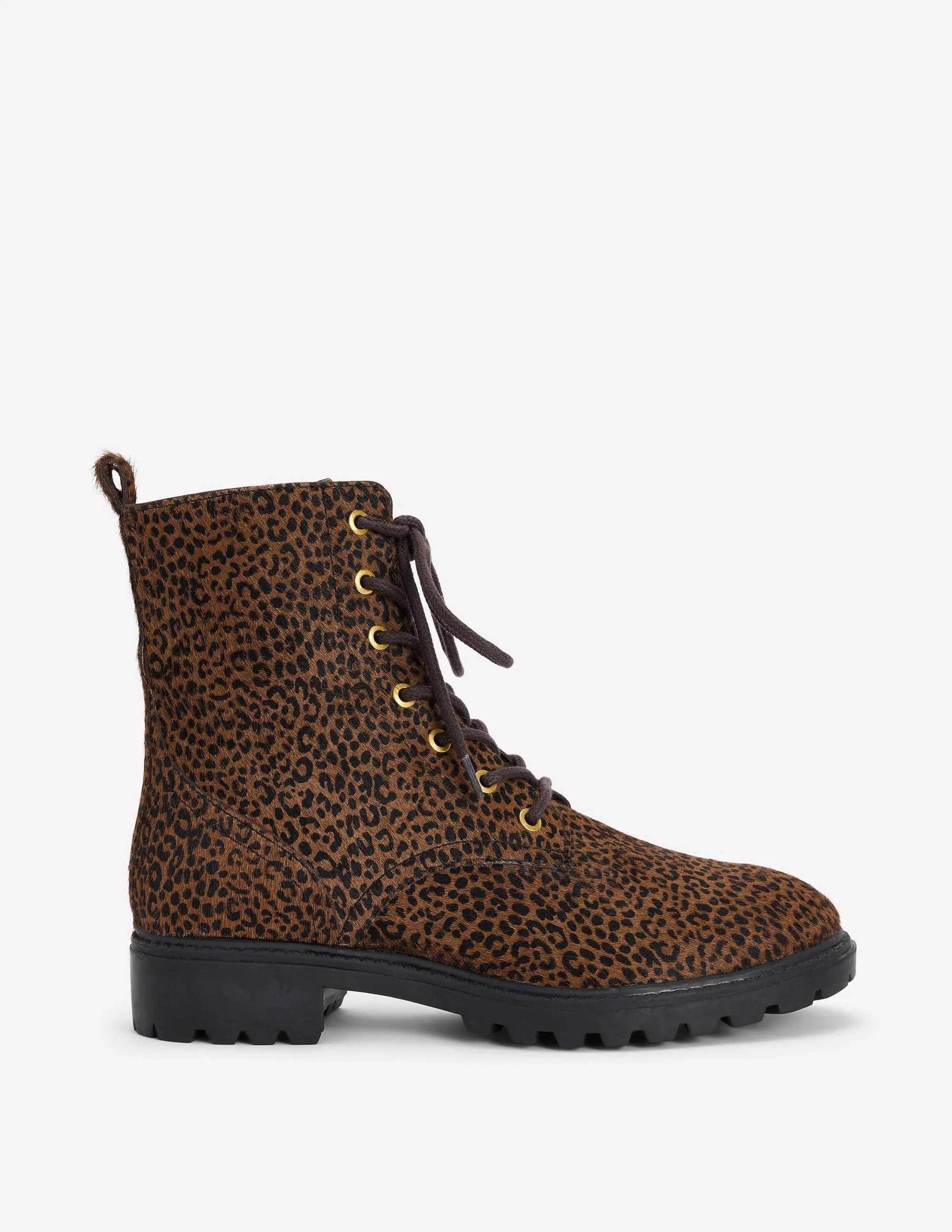 Alex Lace Up Ankle Boots-Mini Leopard - 1