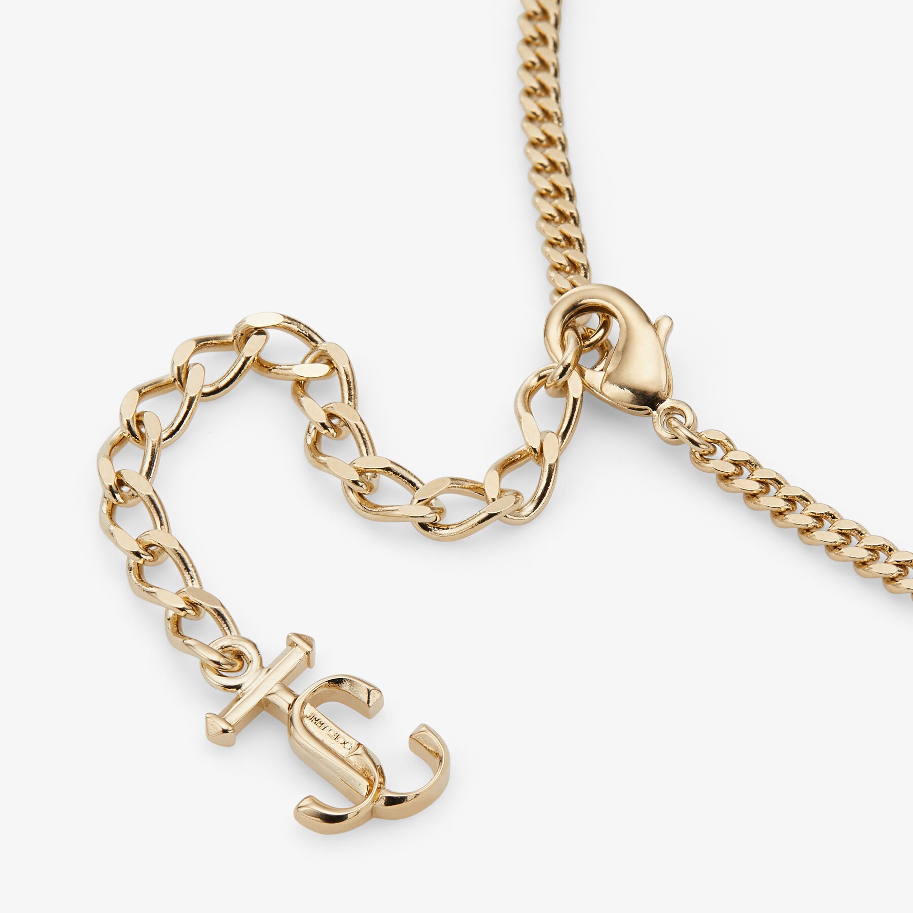 Jimmy Choo Necklace
Gold-Finish Metal Jimmy Choo Chain Necklace with Crystals - 6