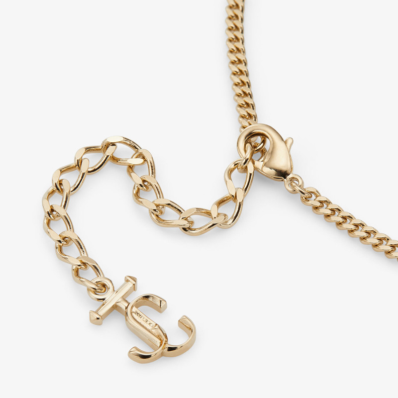 Jimmy Choo Necklace
Gold-Finish Metal Jimmy Choo Chain Necklace with Crystals 6