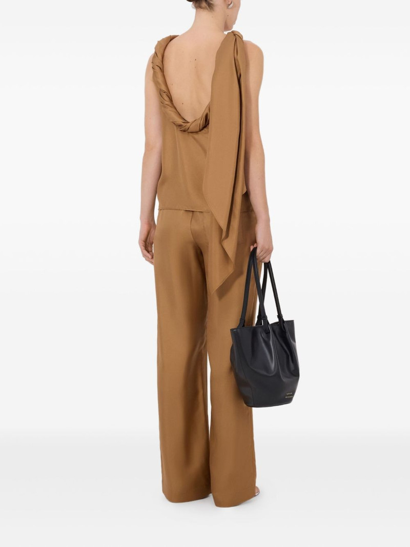Wilma twisted-collar blouse 4