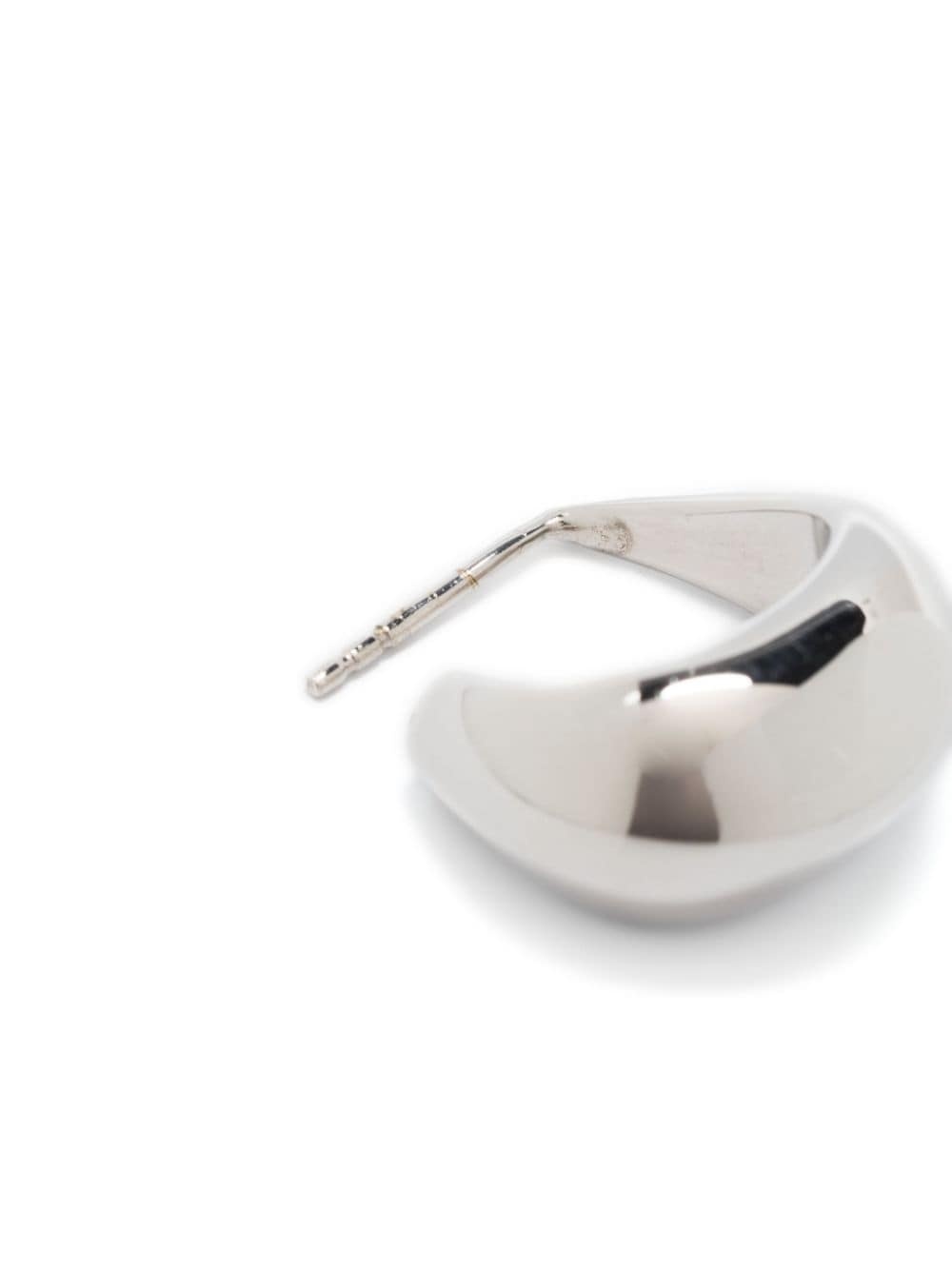 small curved drop earrings - 3