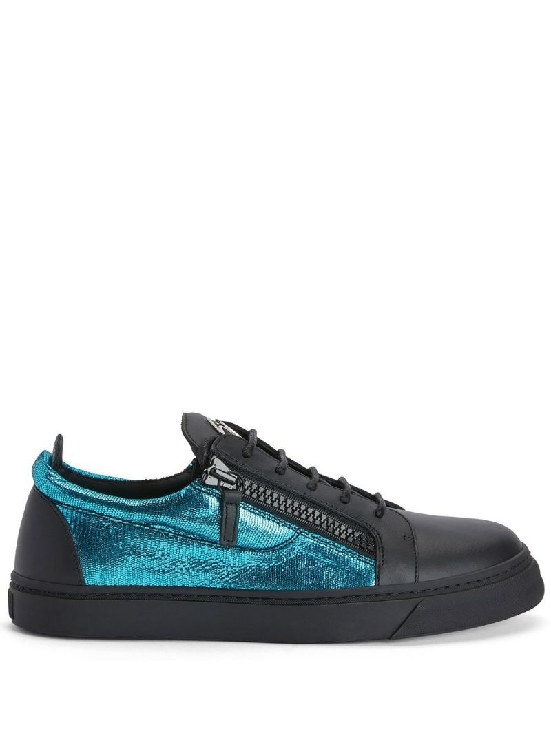 Frankie panelled sneakers - 1