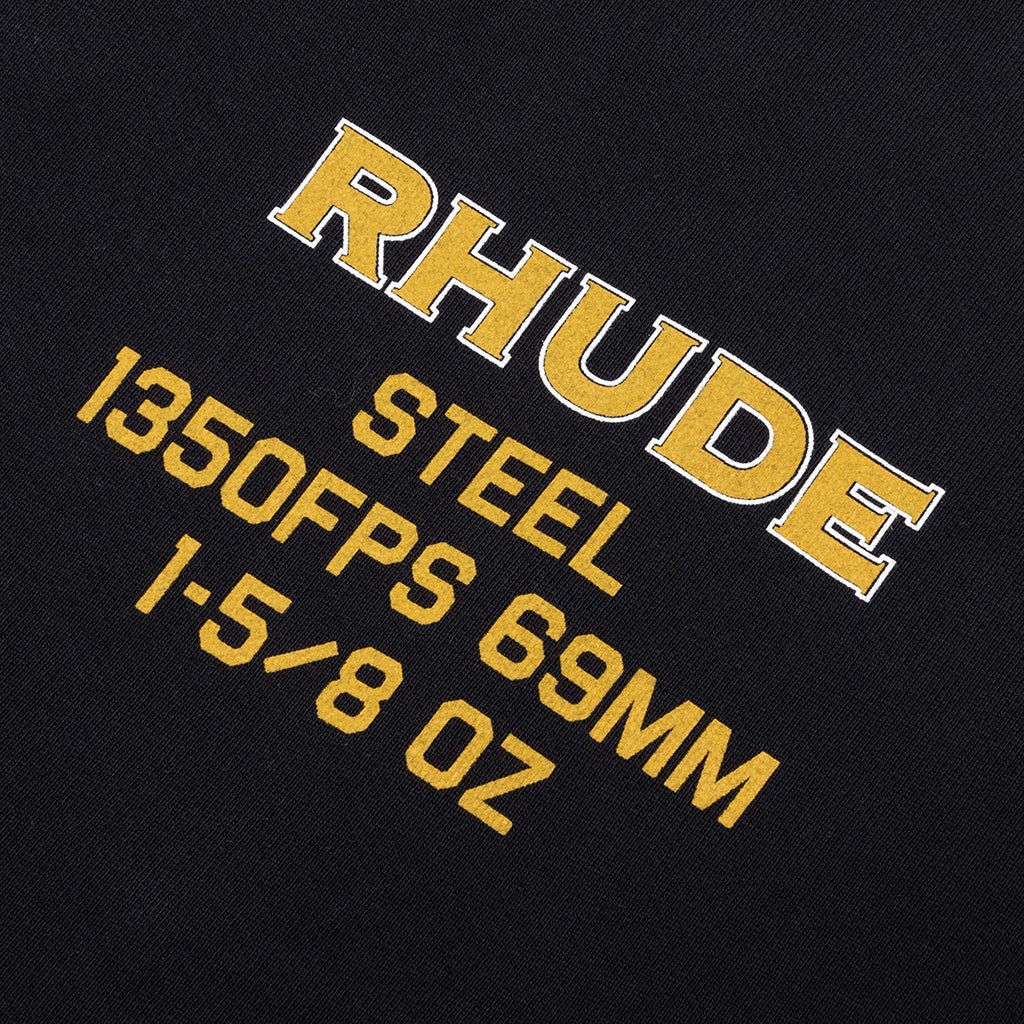 RHUDE STEEL CREWNECK - VINTAGE BLACK - 3