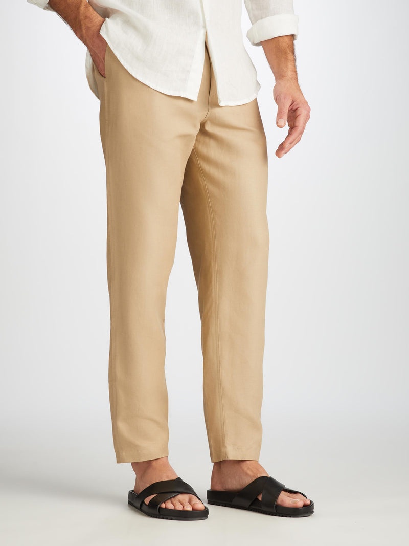 Men's Trousers Sydney Linen Sand - 5