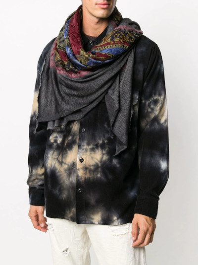 Avant Toi floral print scarf outlook