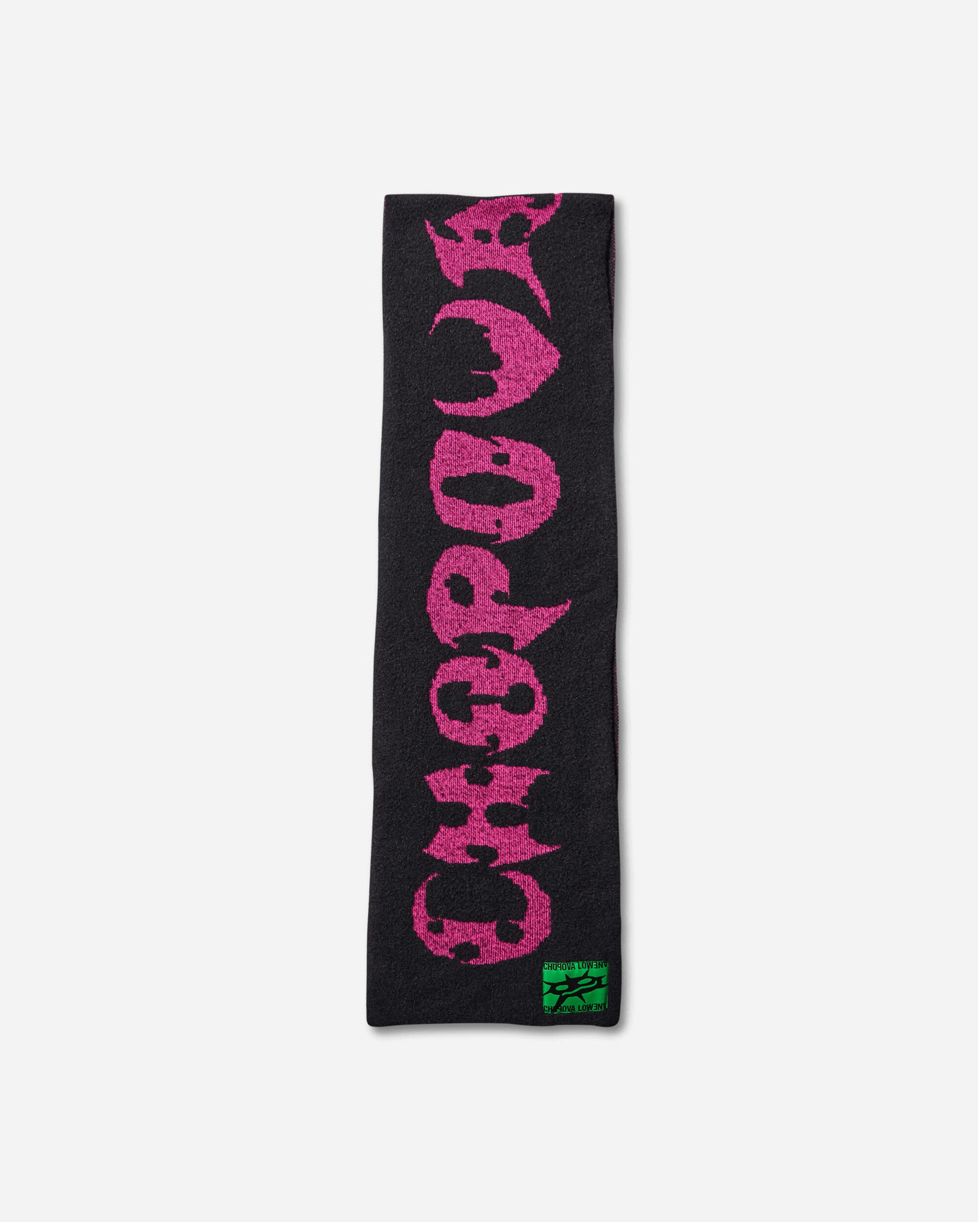 Cyber Chopova Lowena Scarf Black / Pink - 1