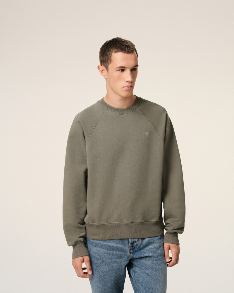 TAUPE COTTON TONAL AMI DE COEUR SWEATSHIRT 3