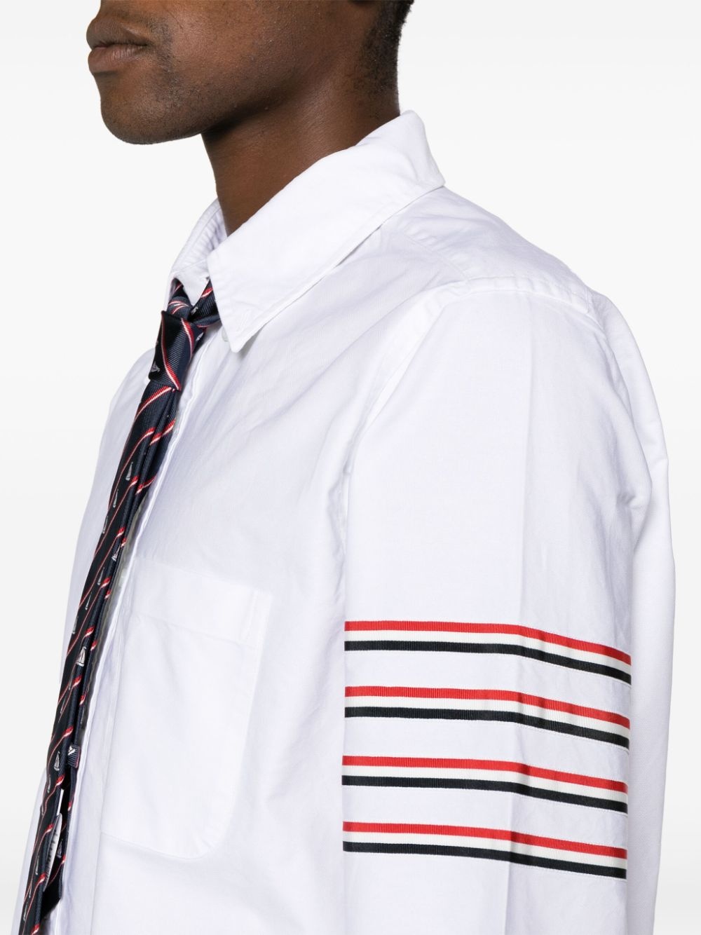 4-Bar long-sleeve cotton shirt - 5