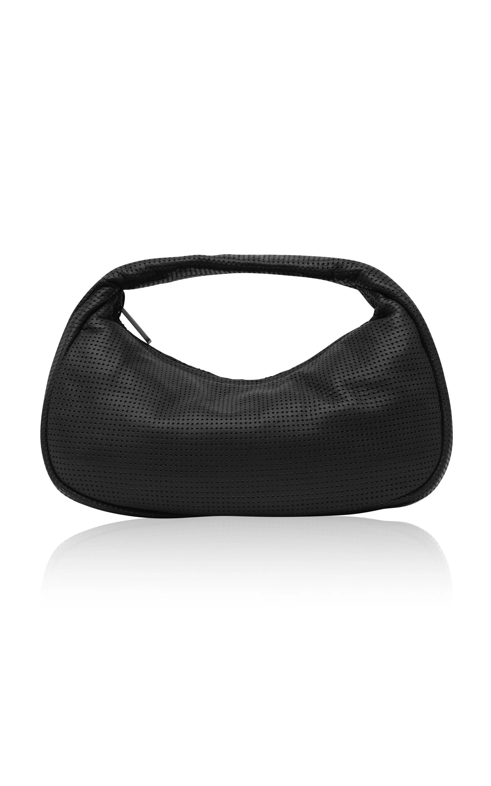 Perforated Leather Mini Bon Bon Bag black - 1